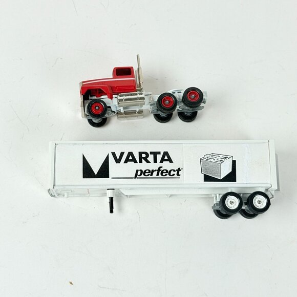 Winross Varta Perfect Promo Diecast Truck 1:64 Scale Red/White Vintage - Picture 3 of 8